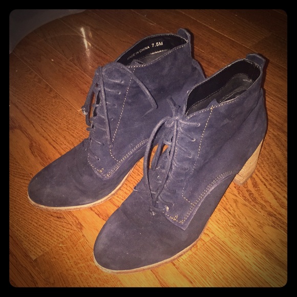 Blue Dolce Vita Heeled Booties - Picture 2 of 7